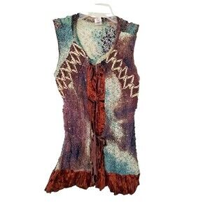 True Light Textured Sleeveless Knit Top Small New w Tags Free Shipping